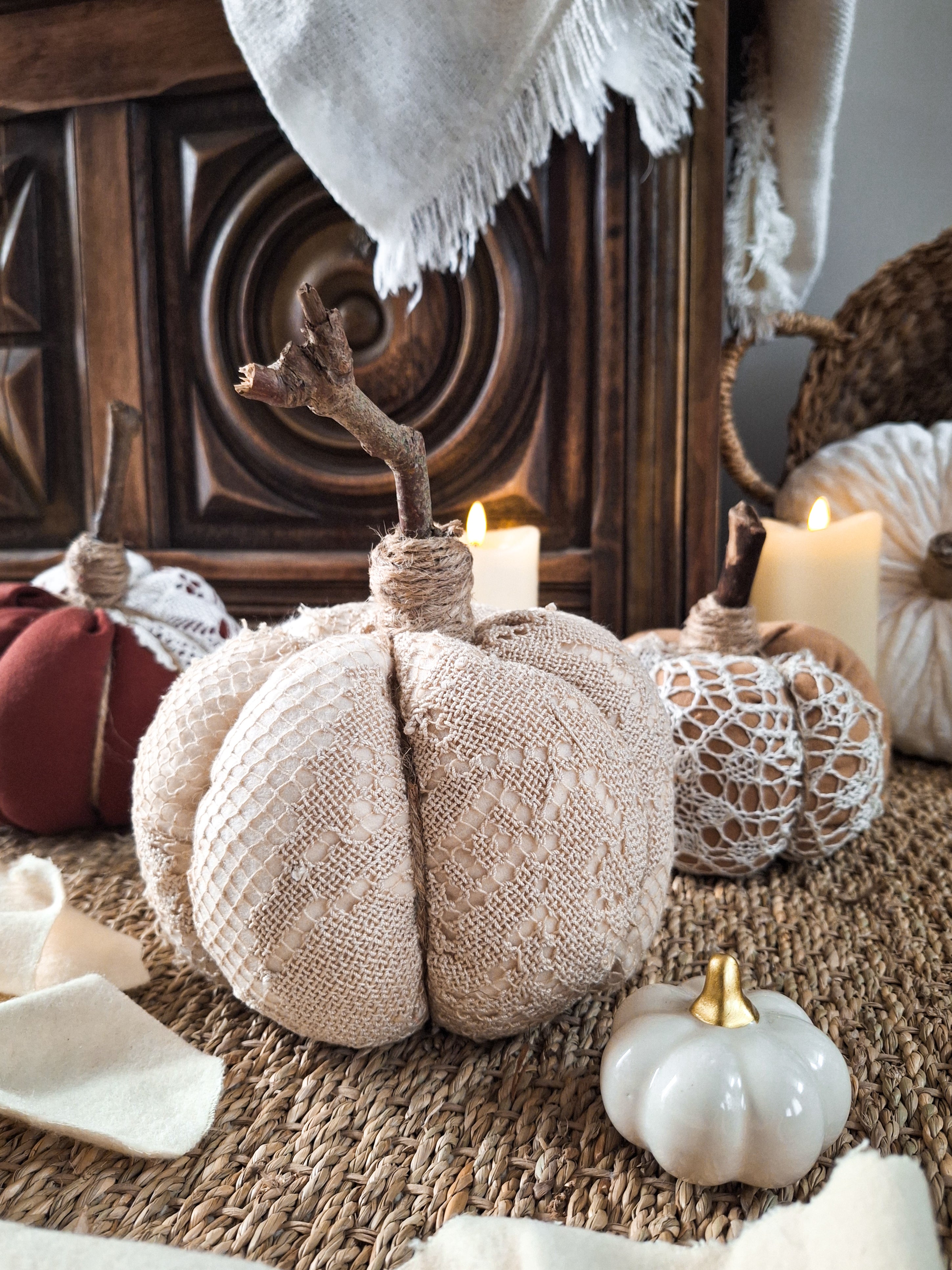 Coussin Citrouille 🎃 Décoratif