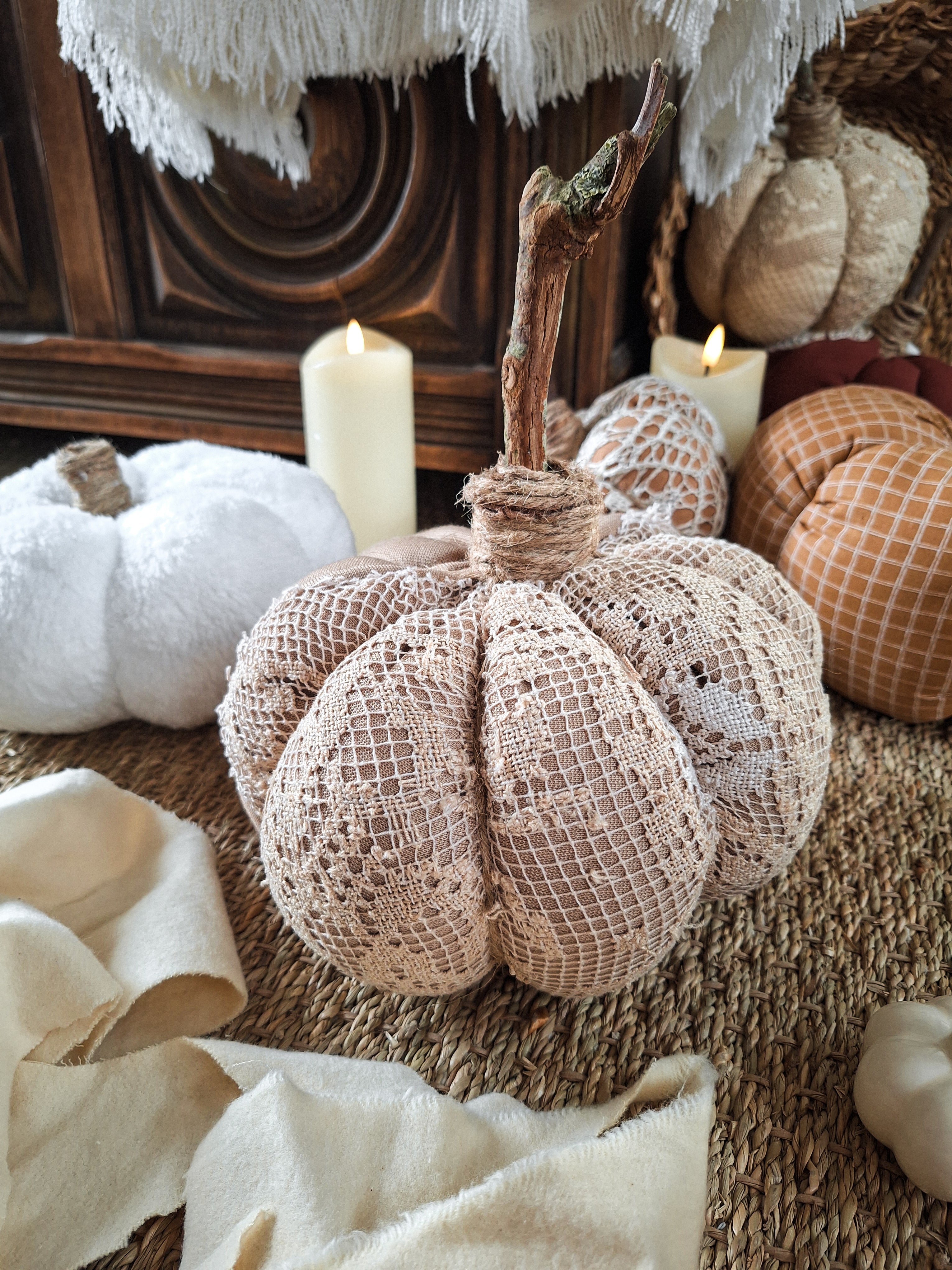 Coussin Citrouille Décoratif 🎃