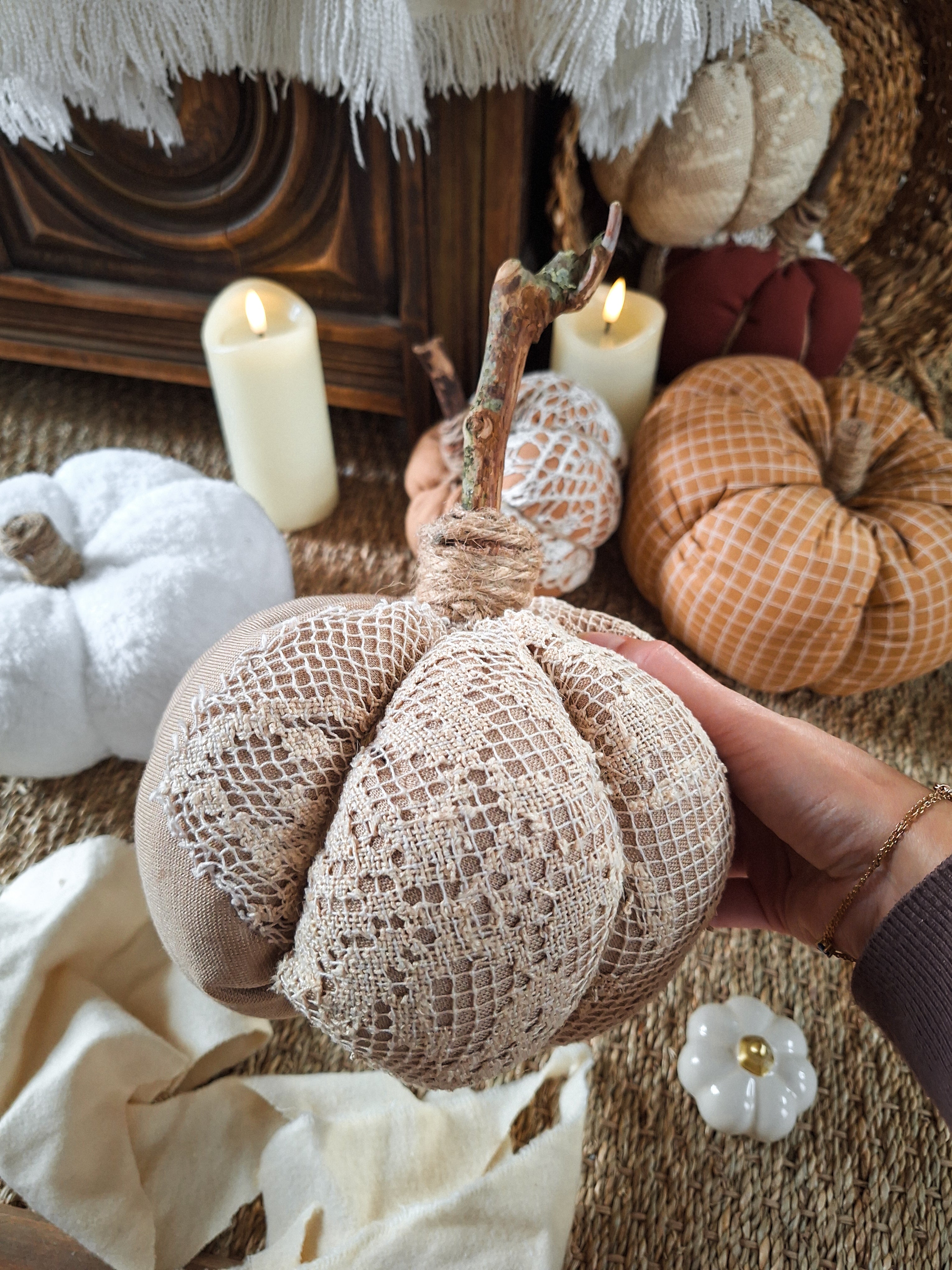 Coussin Citrouille Décoratif 🎃