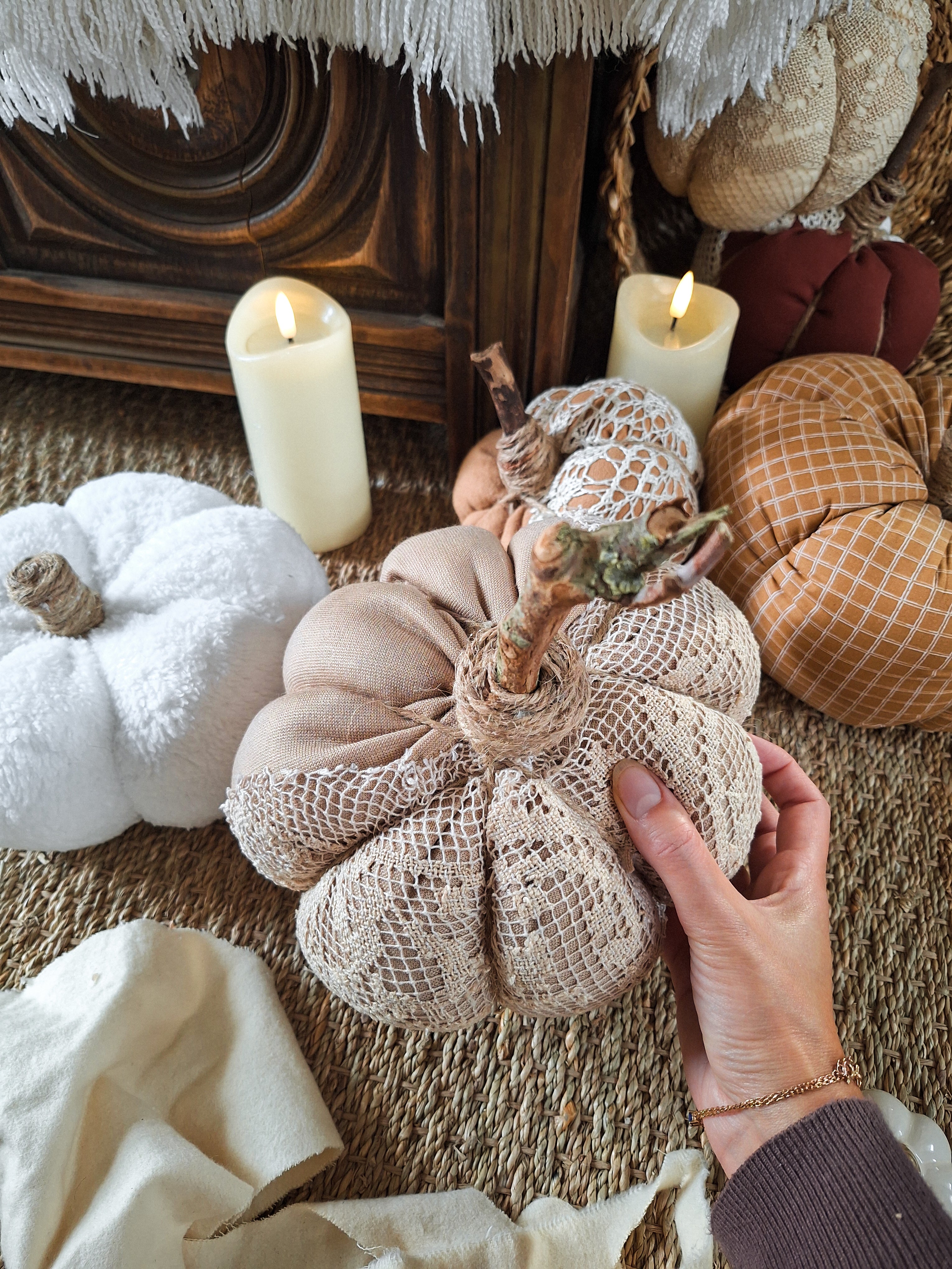 Coussin Citrouille Décoratif 🎃