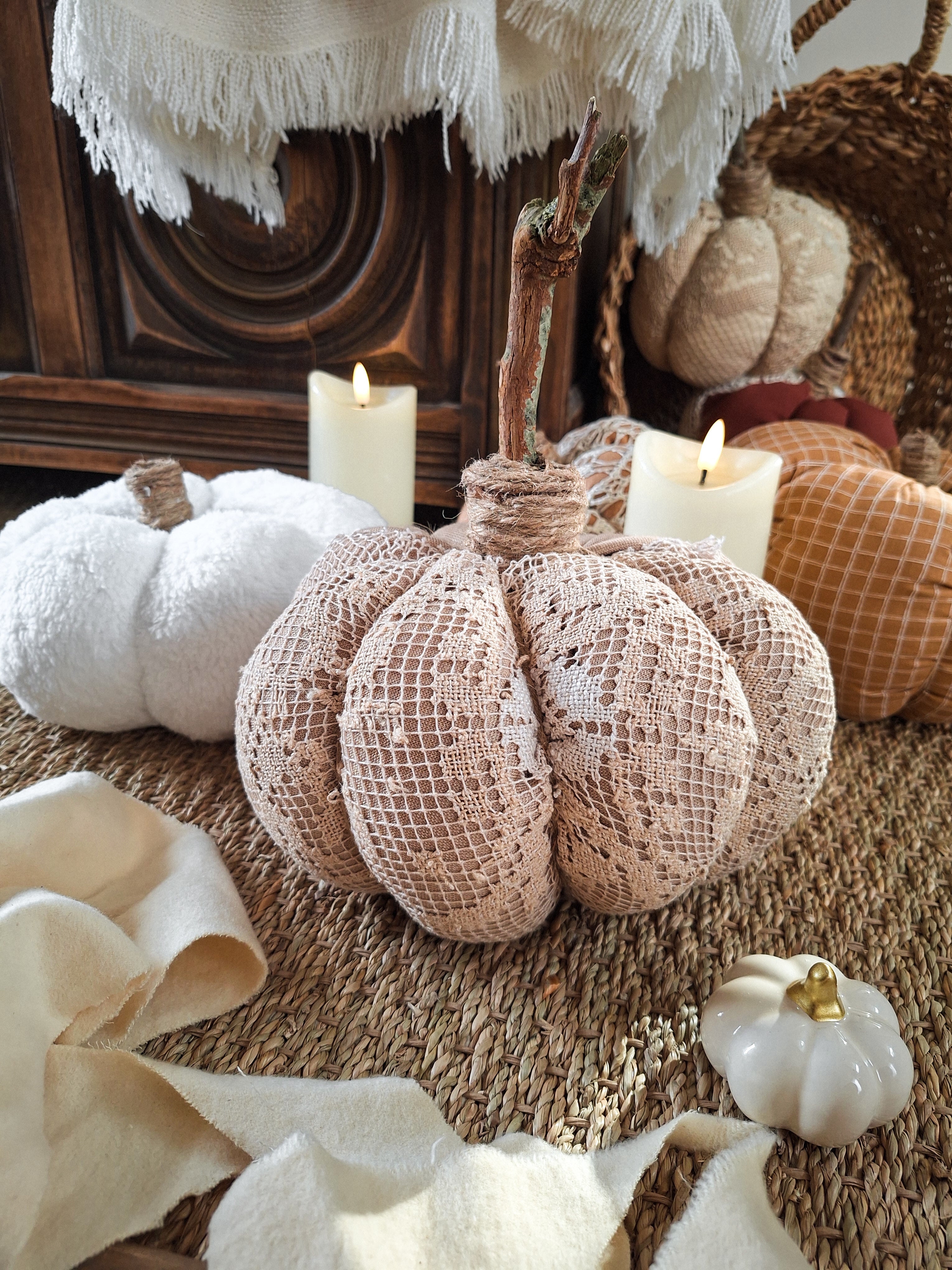 Coussin Citrouille Décoratif 🎃