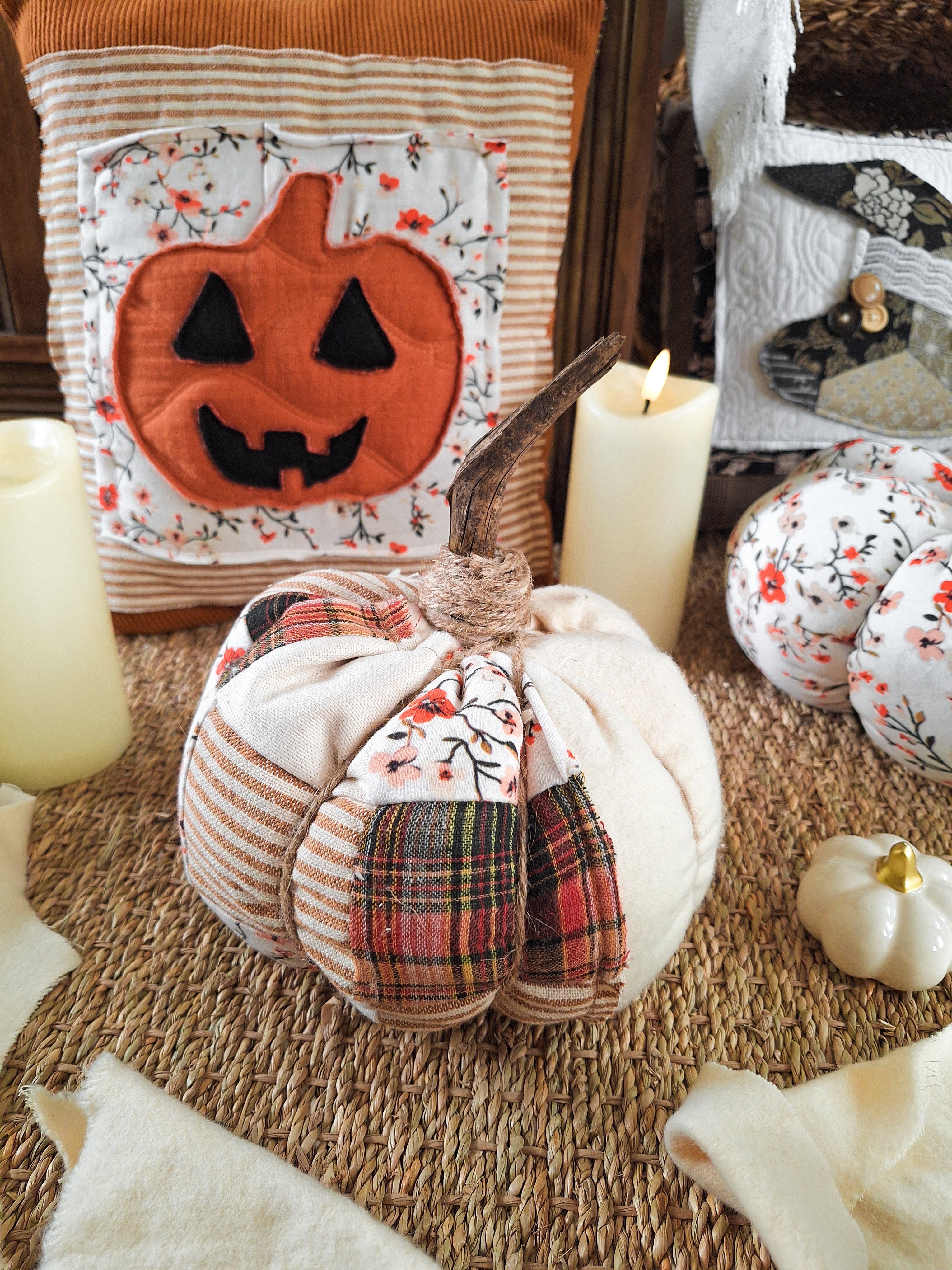 Coussin Citrouille 🎃 Patchwork