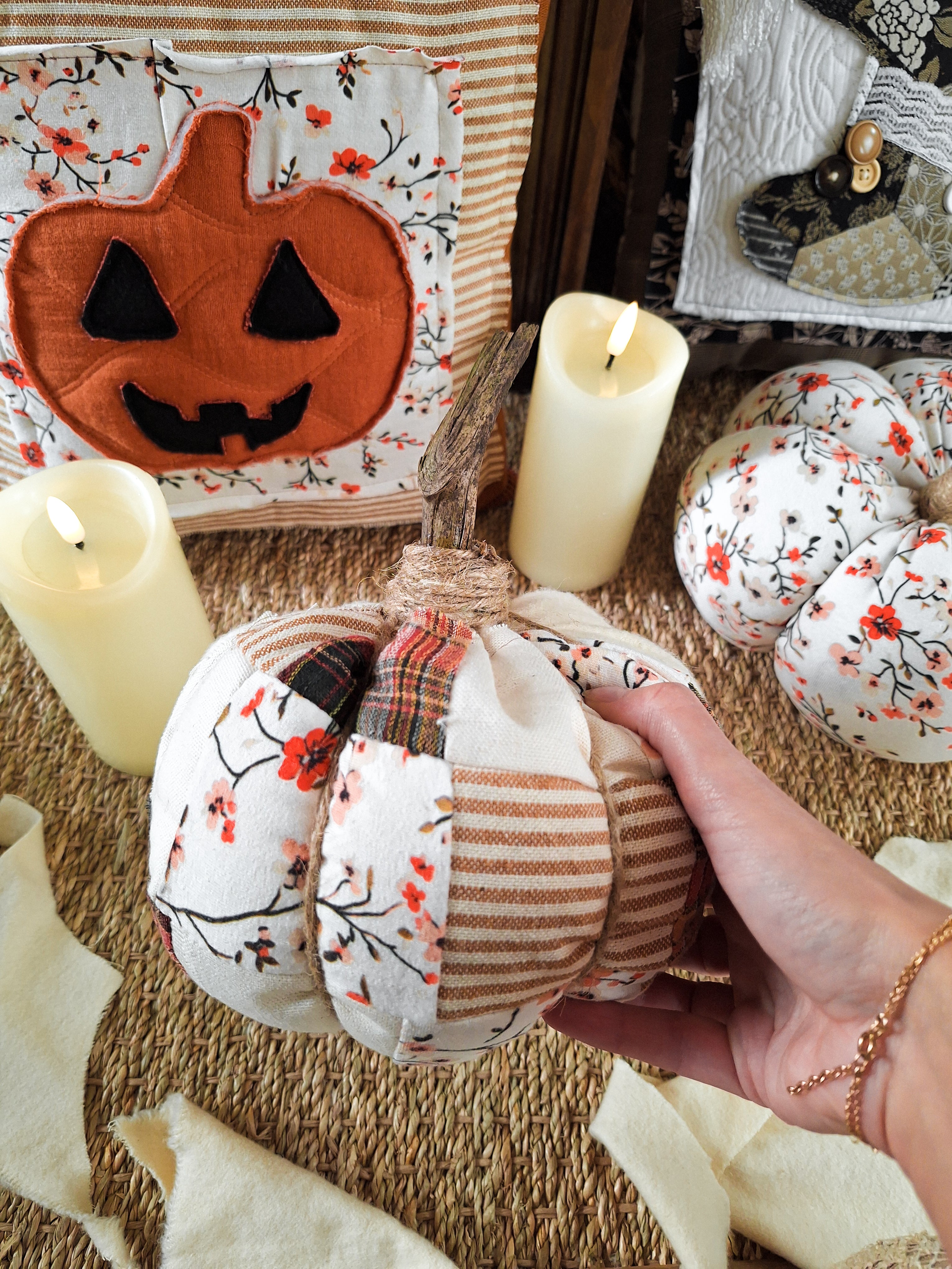 Coussin Citrouille 🎃 Patchwork