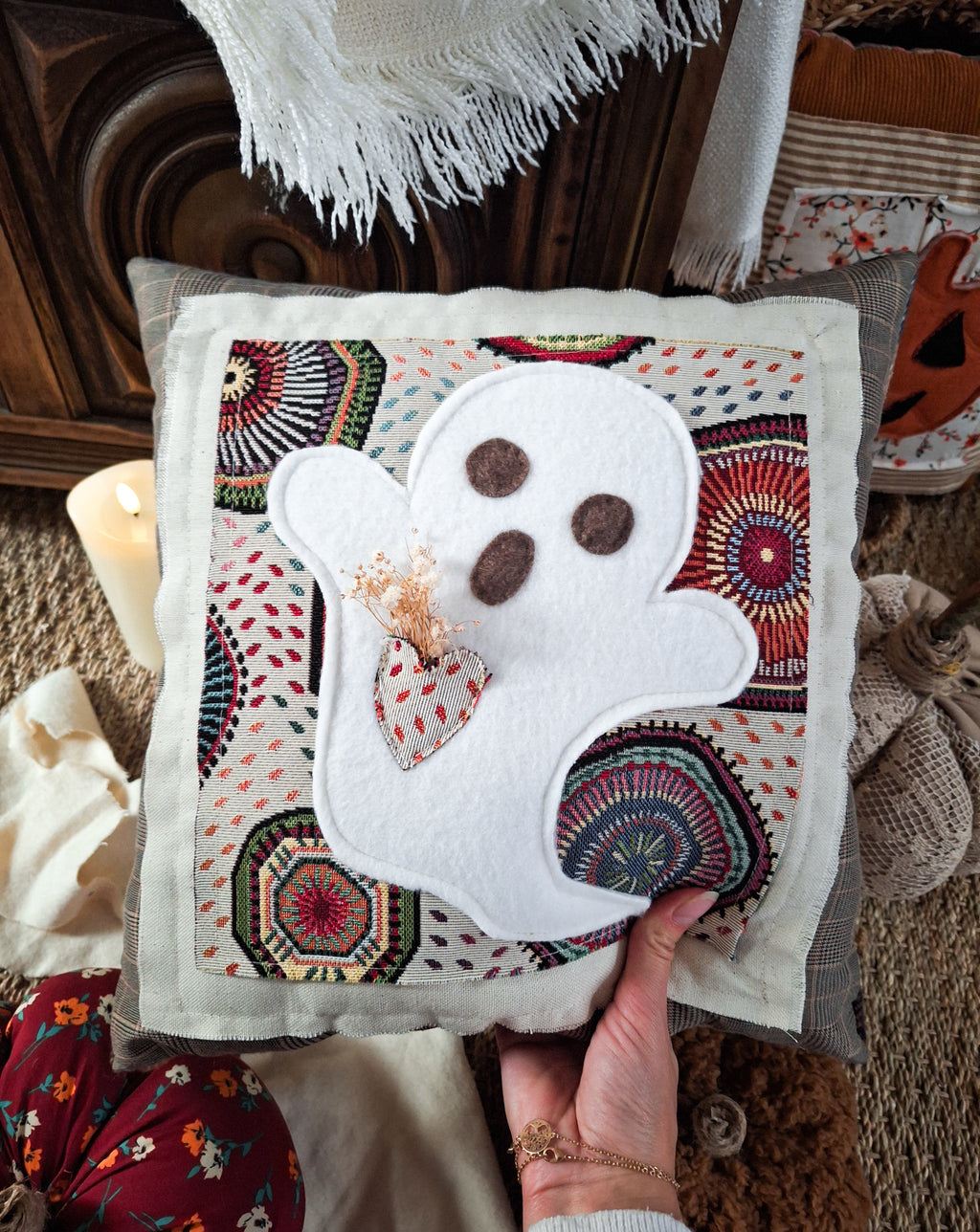 Coussin Fantome Automne 👻