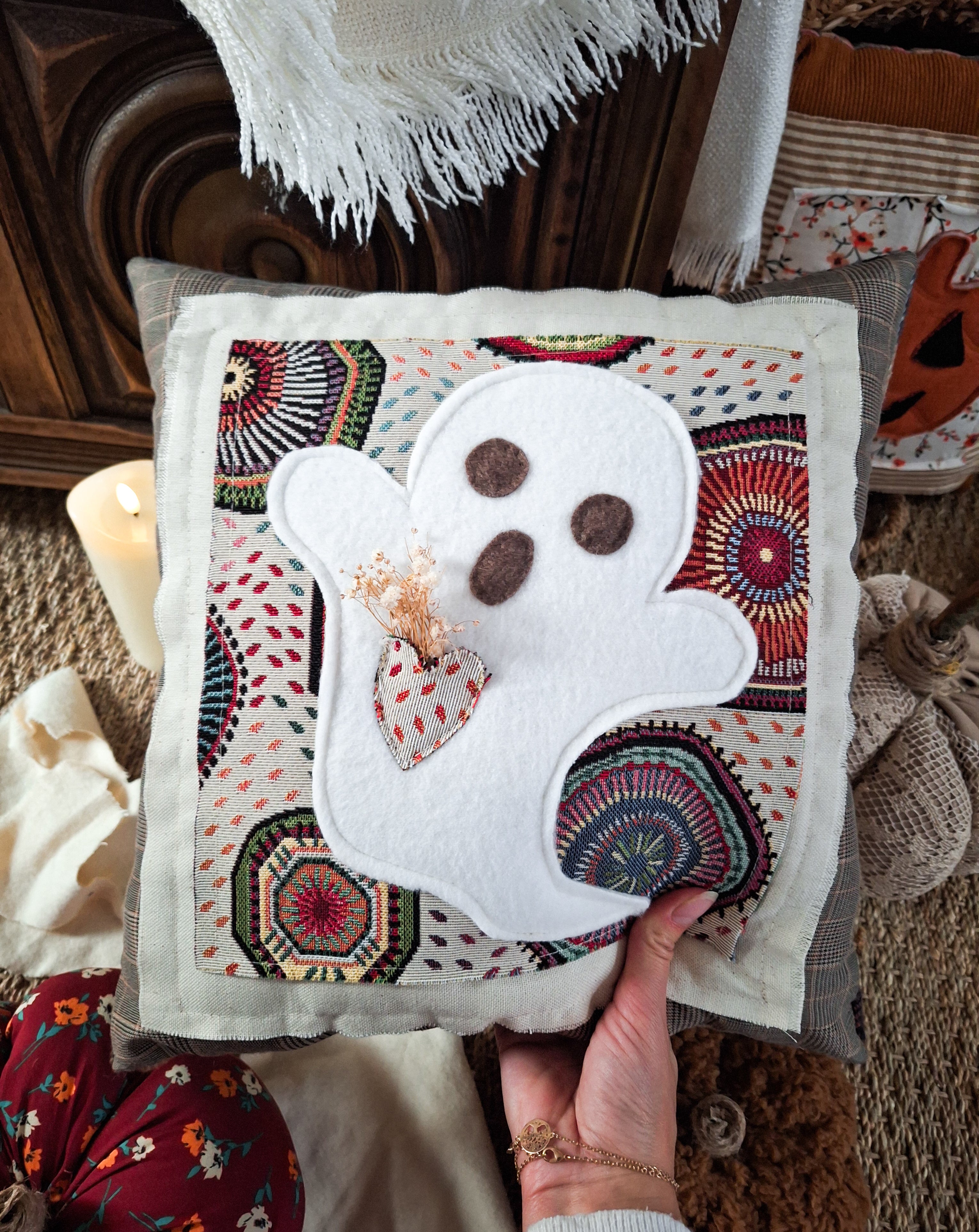 Coussin Fantome Automne 👻