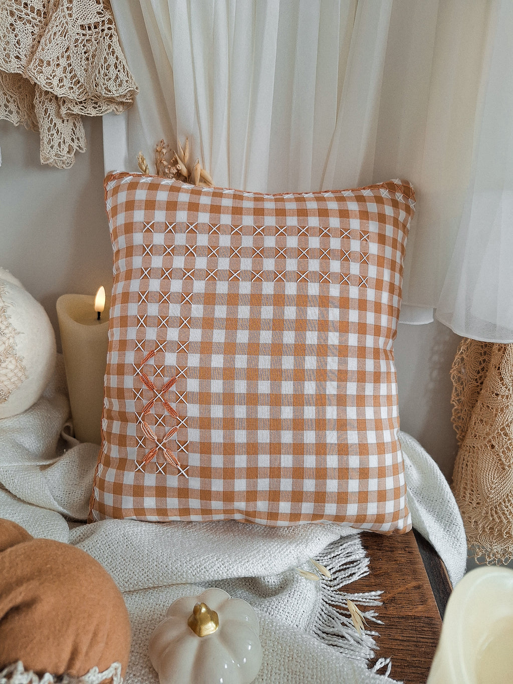Coussin Décoratif Citrouille 🎃 (Moyen)