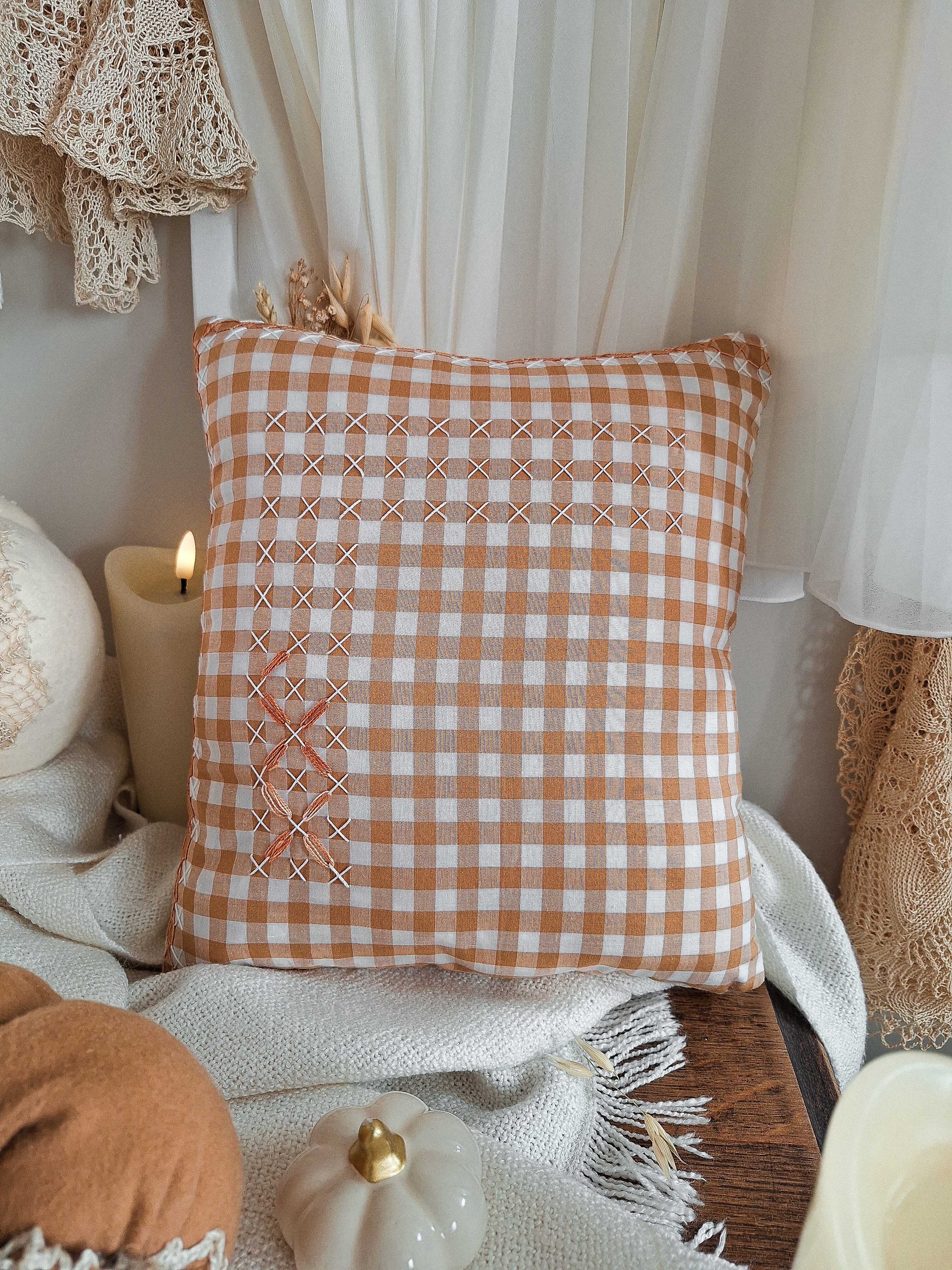Coussin Décoratif Citrouille 🎃 (Moyen)