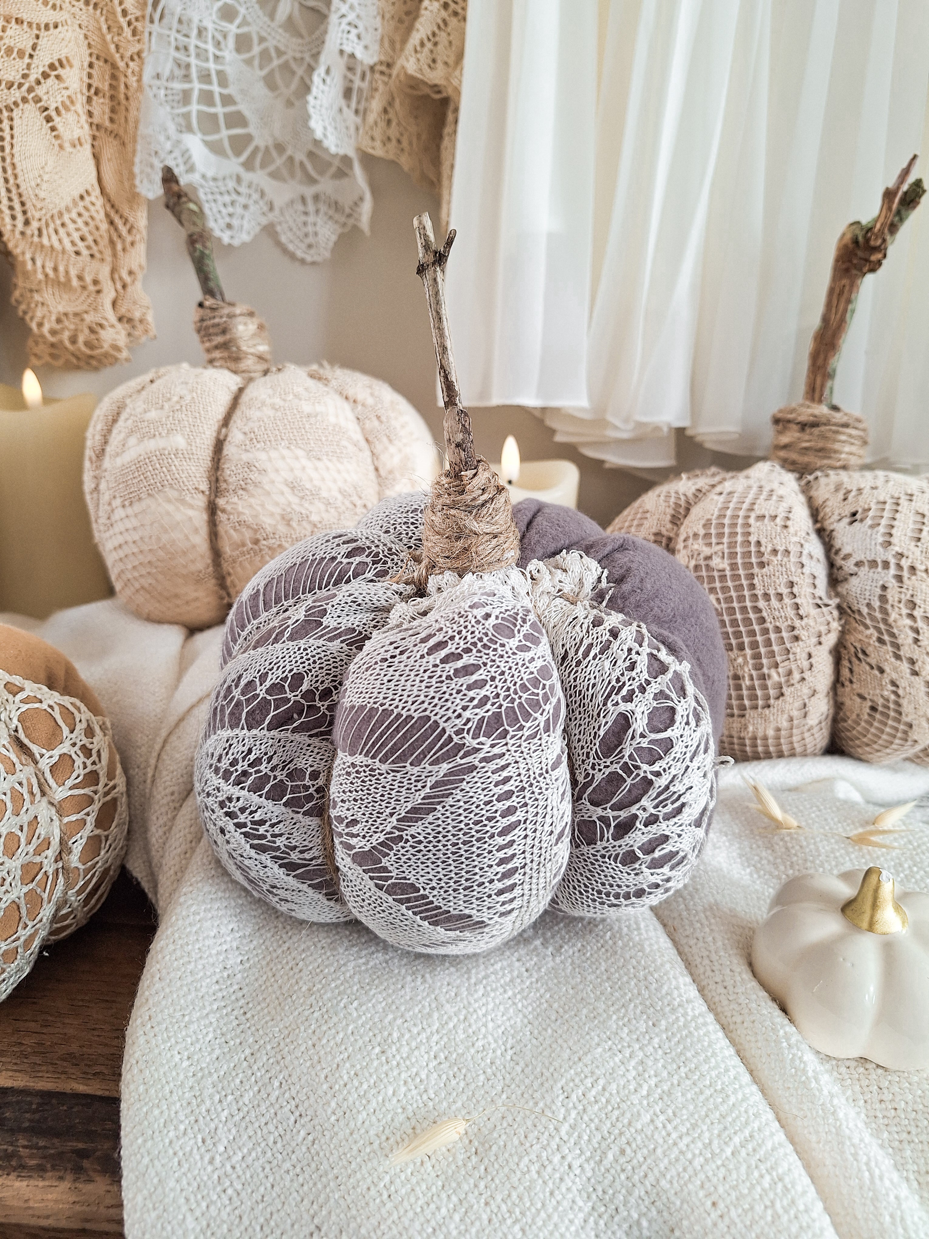 Coussin Citrouille Décoratif