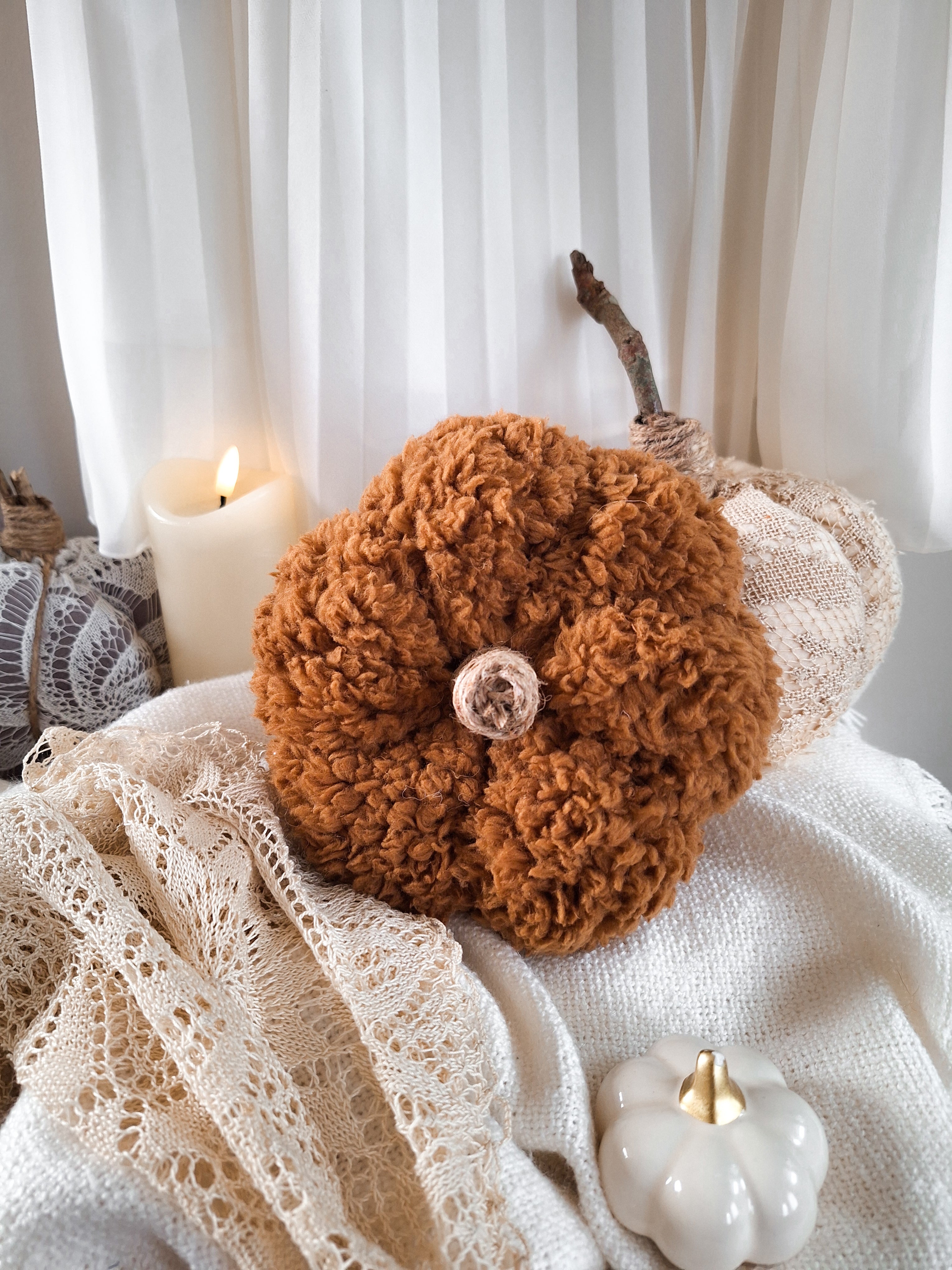 Petit Coussin Citrouille 🎃