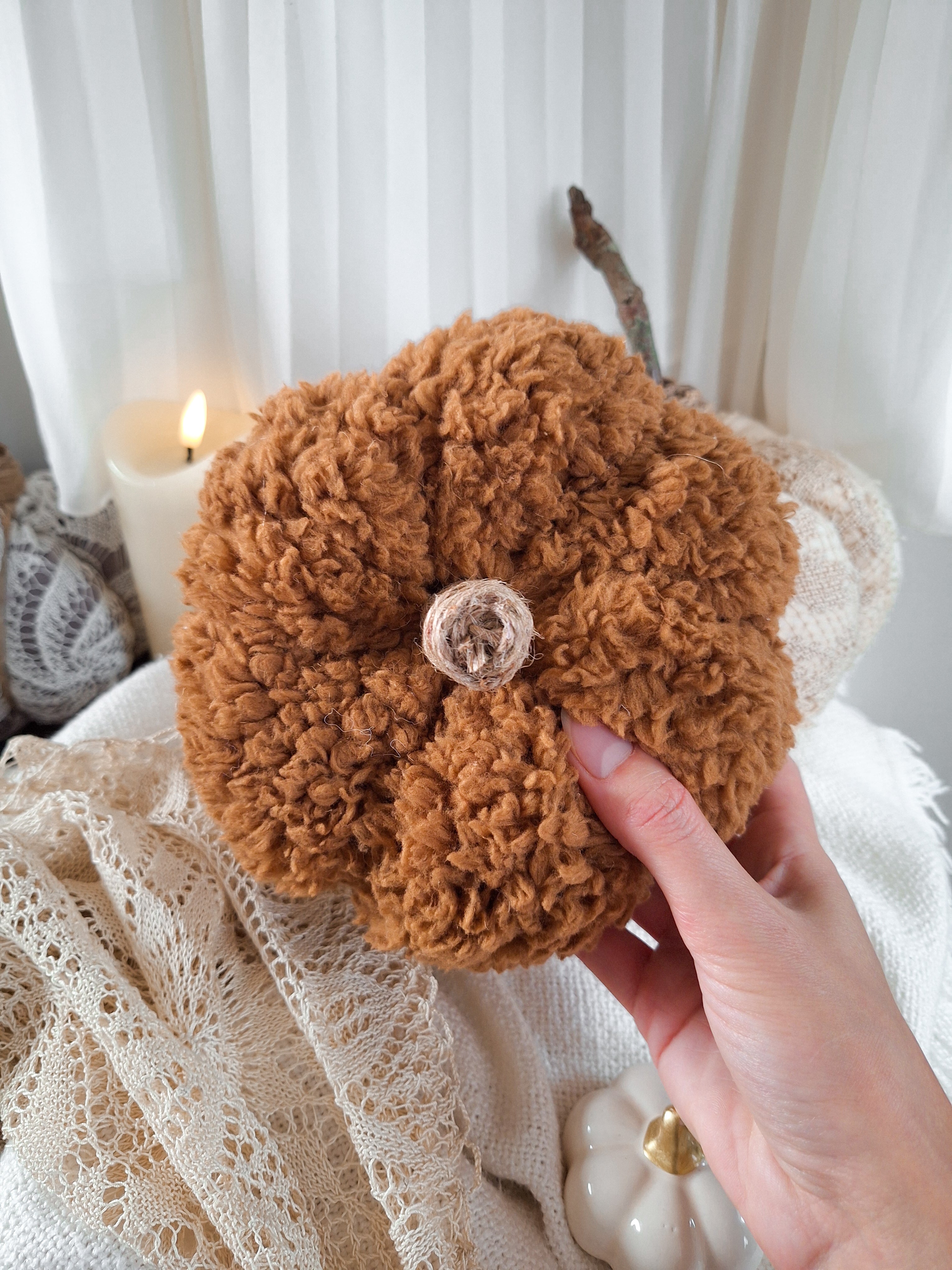 Petit Coussin Citrouille 🎃