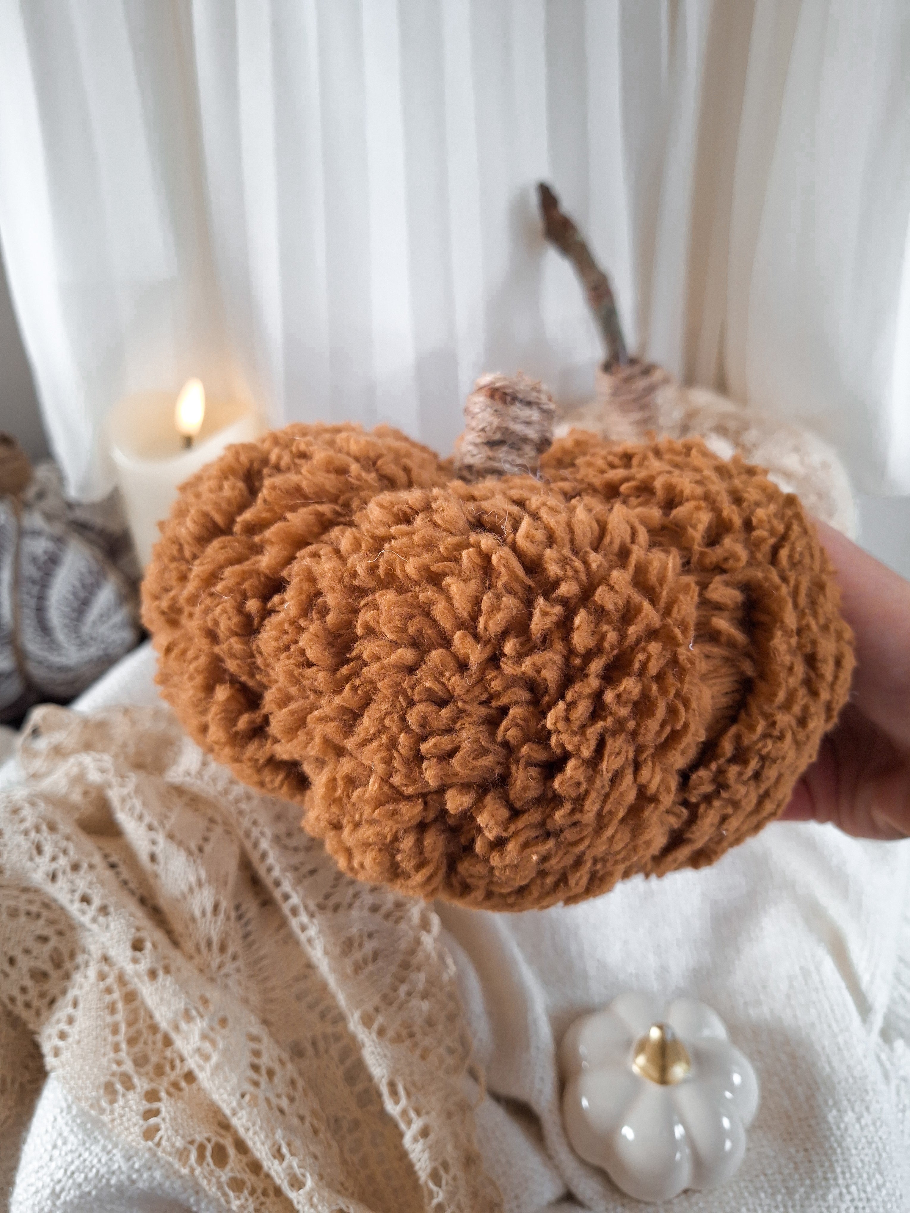 Petit Coussin Citrouille 🎃