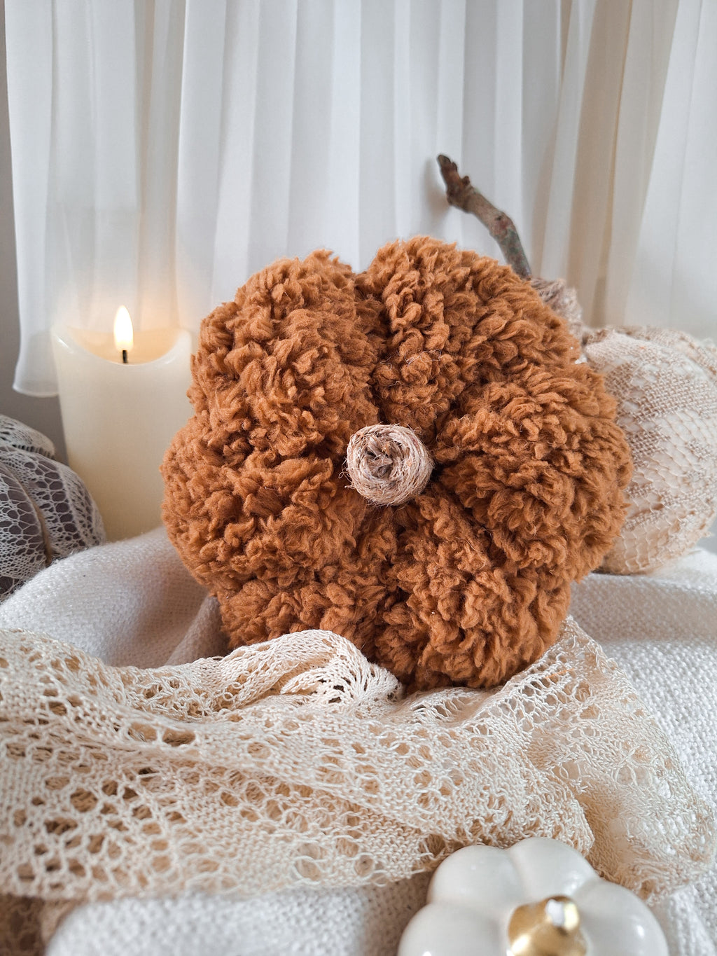 Petit Coussin Citrouille 🎃