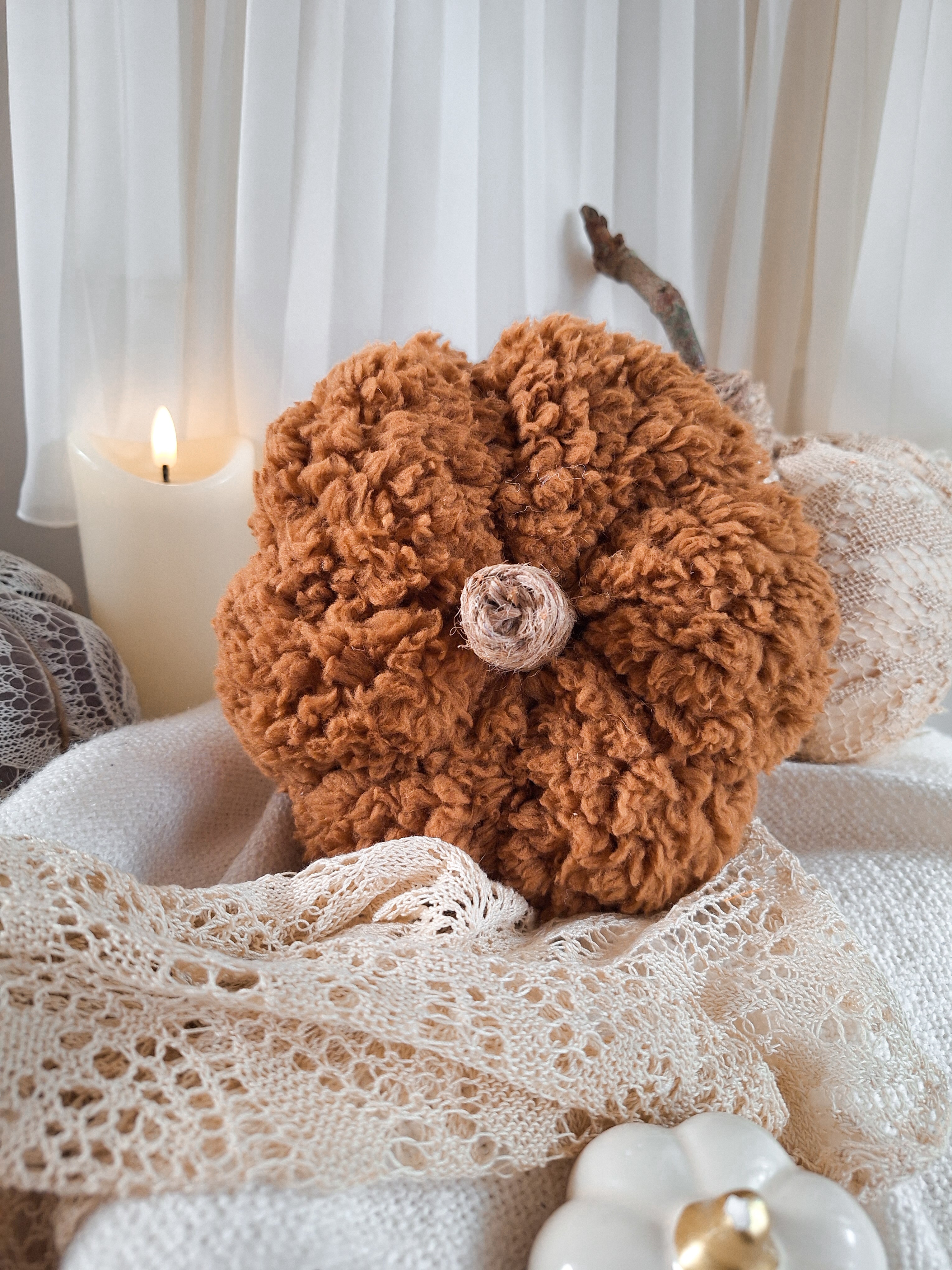 Petit Coussin Citrouille 🎃