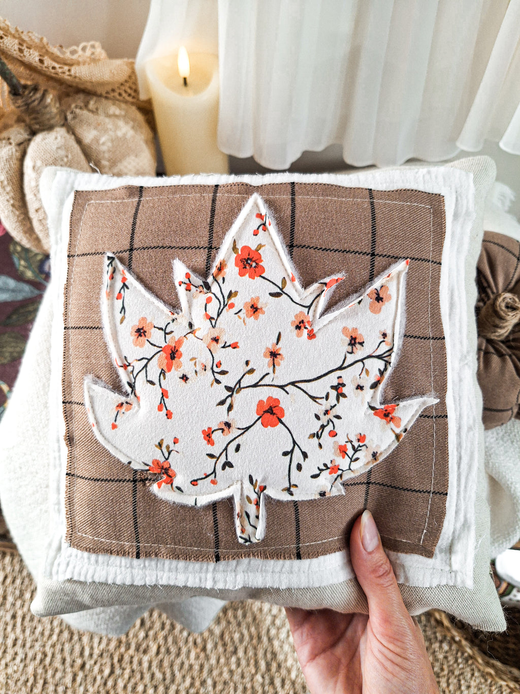 Coussin Feuille d'Automne 🍂