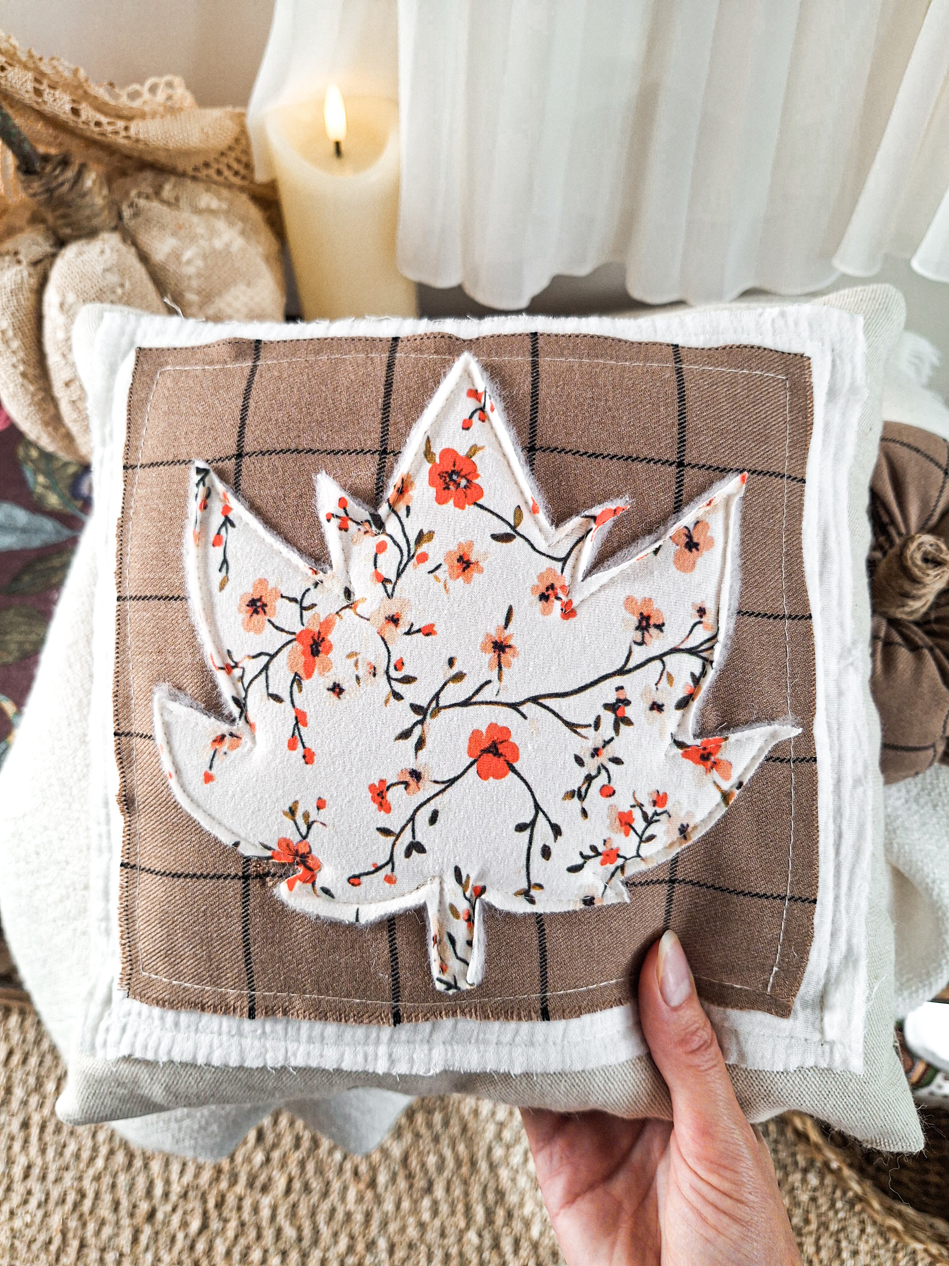 Coussin Feuille d'Automne 🍂