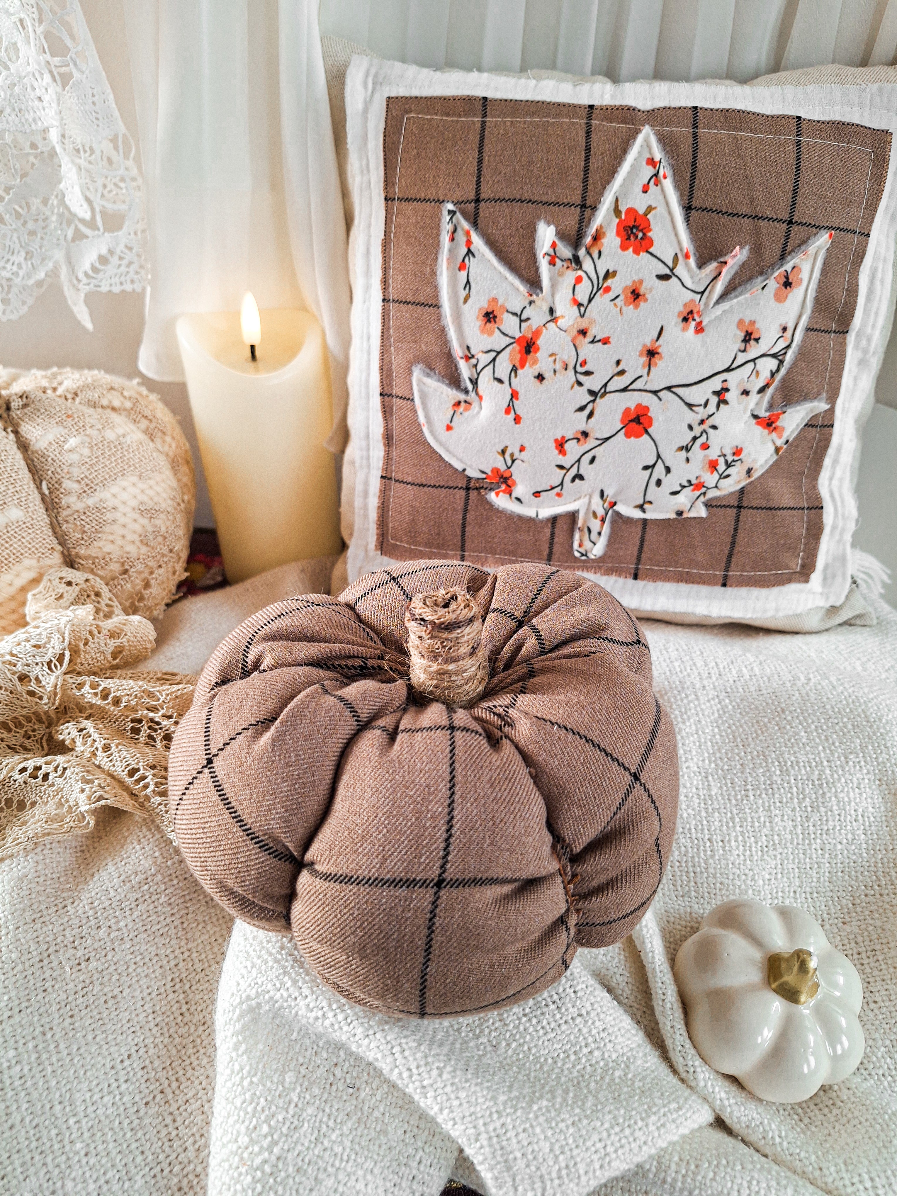 Coussin Citrouille Moyen 🎃
