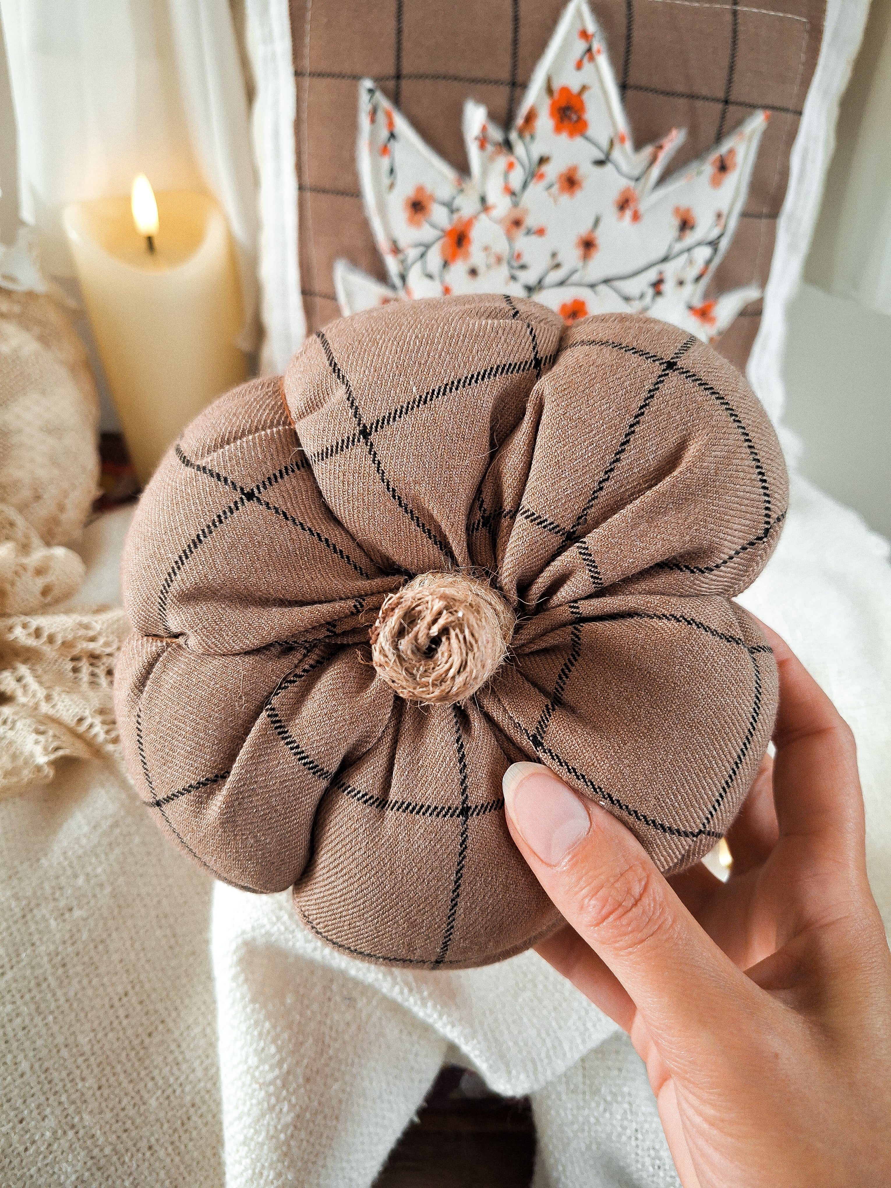 Coussin Citrouille Moyen 🎃