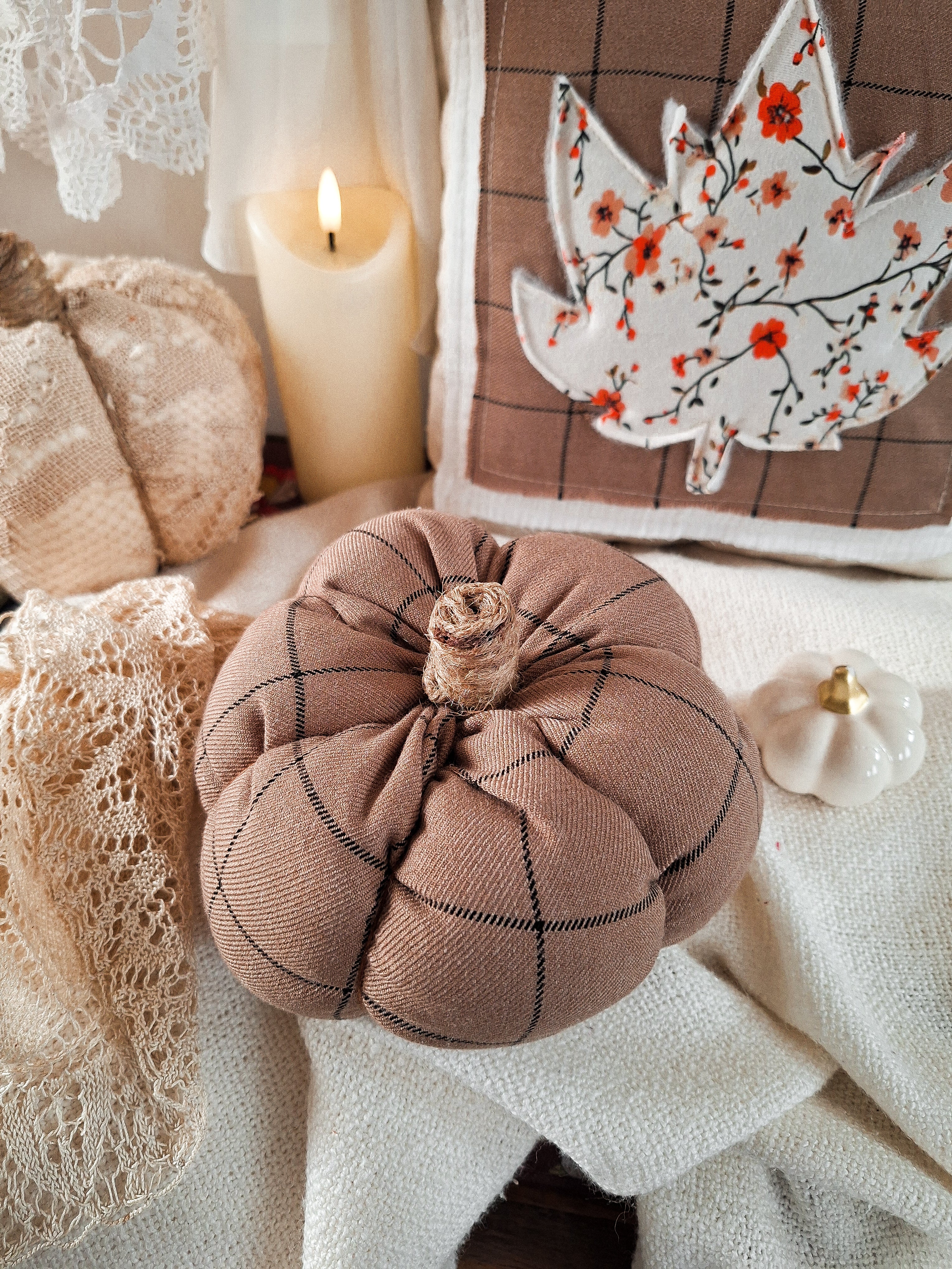 Coussin Citrouille Moyen 🎃