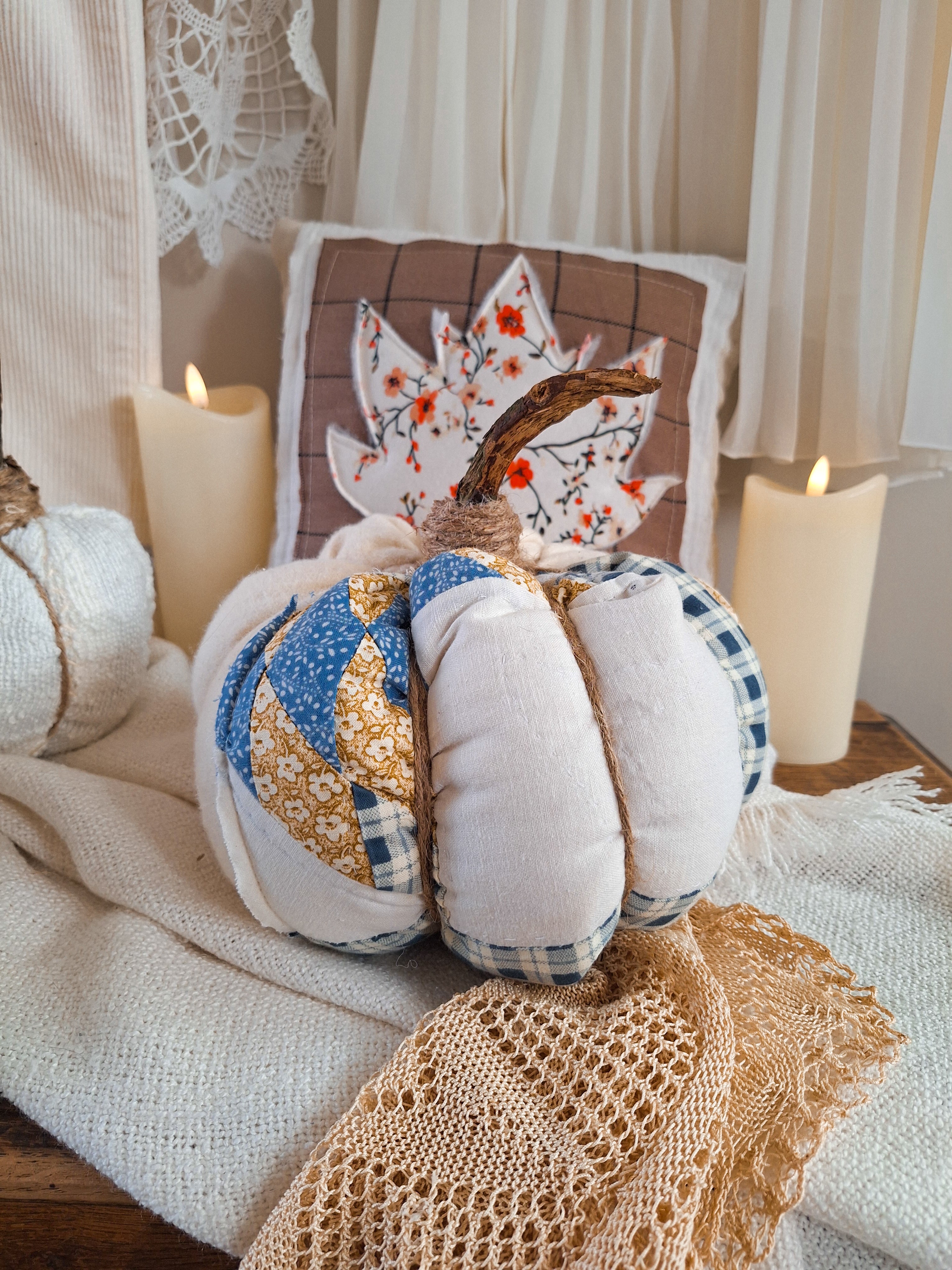 Coussin Citrouille 🎃 Patchwork