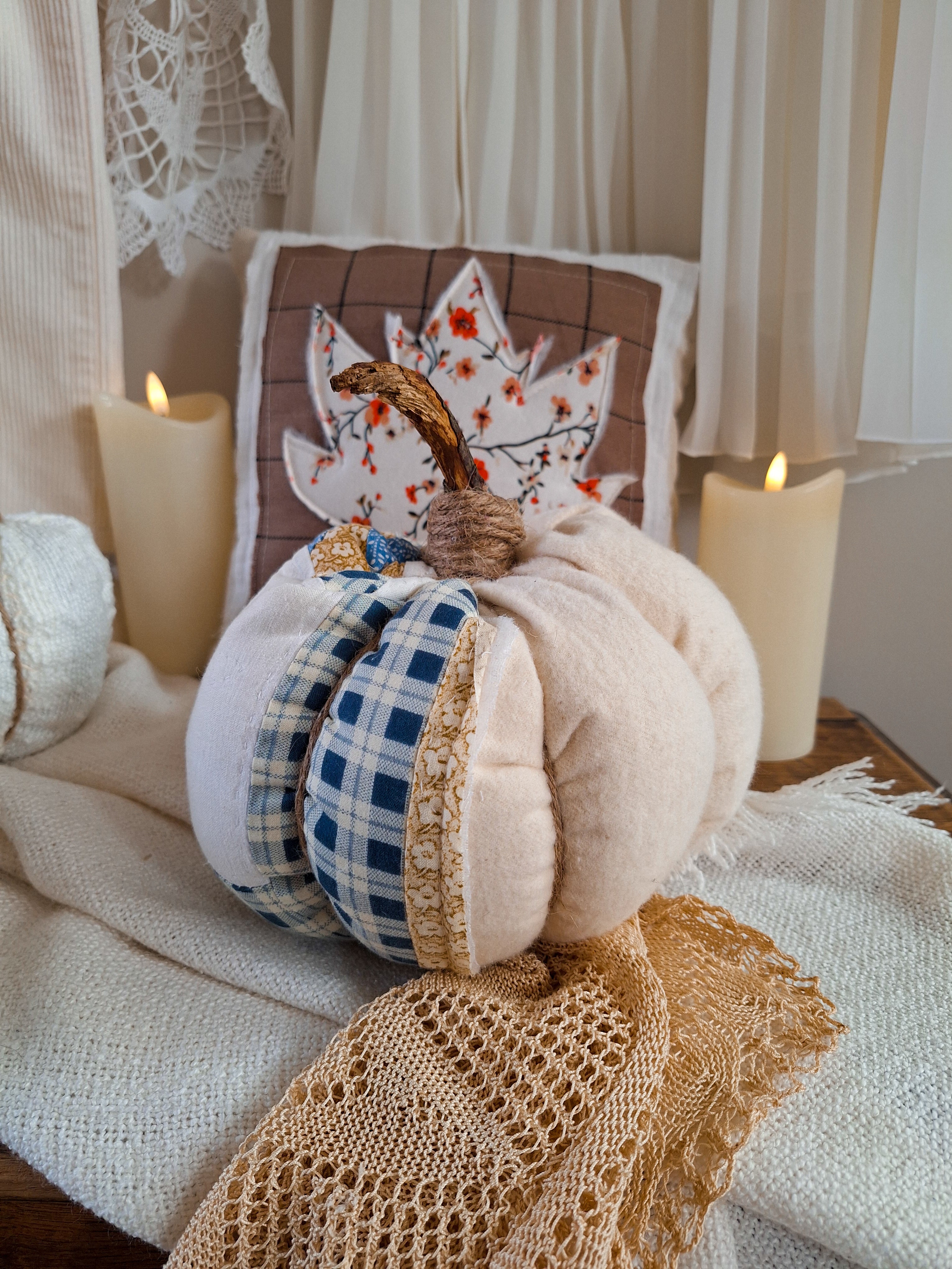 Coussin Citrouille 🎃 Patchwork