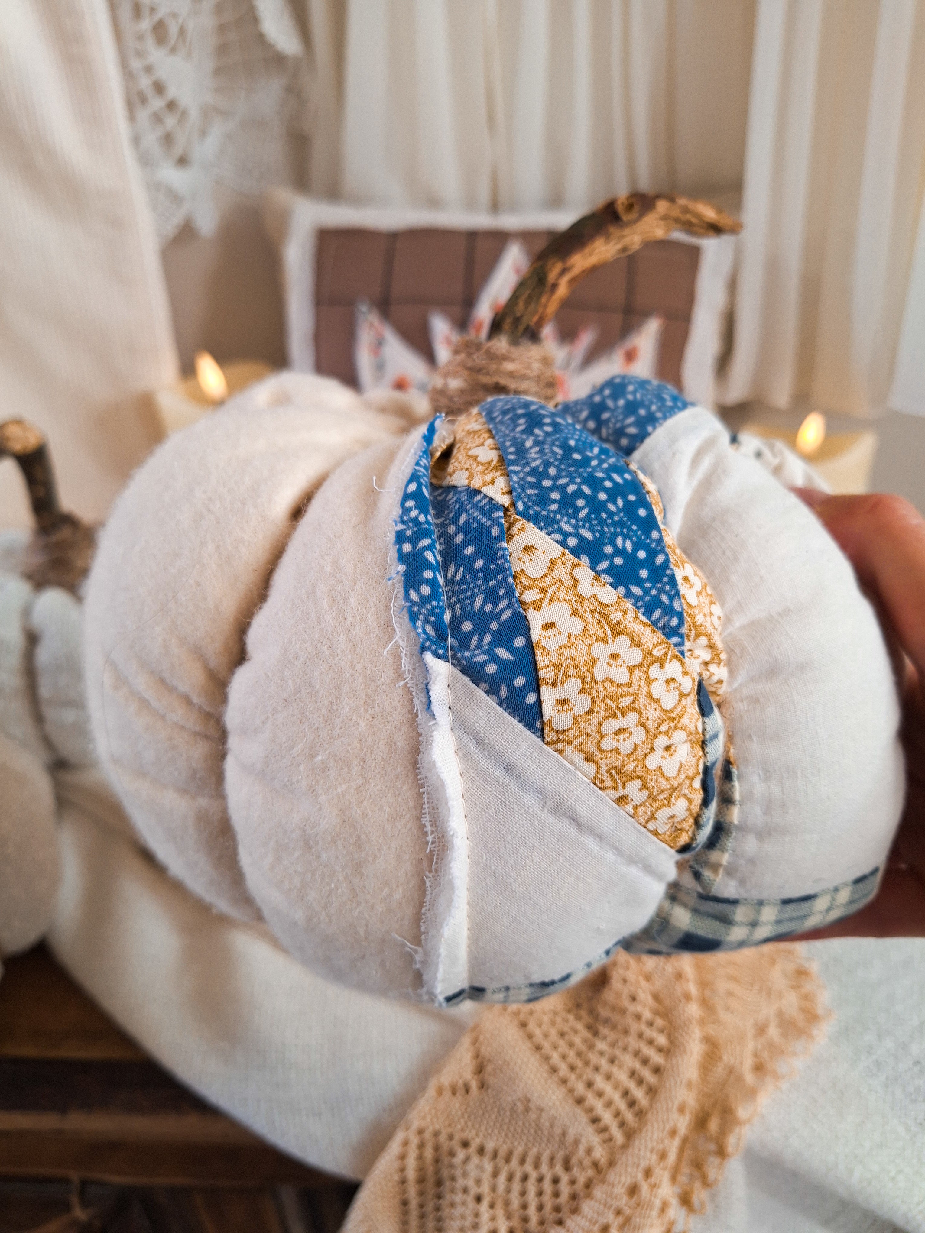 Coussin Citrouille 🎃 Patchwork