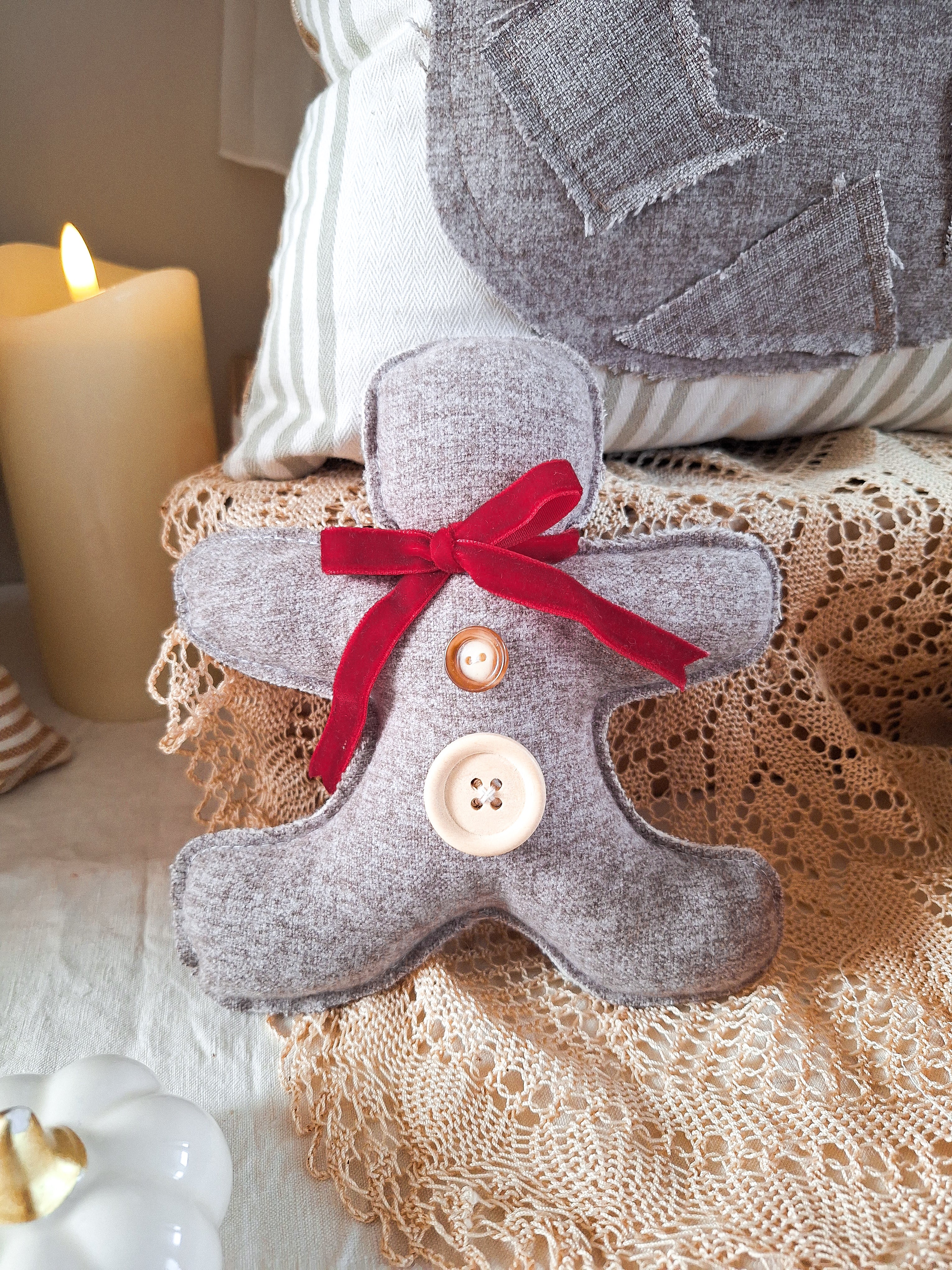 Petit Coussin Gingerbread Man 🍬