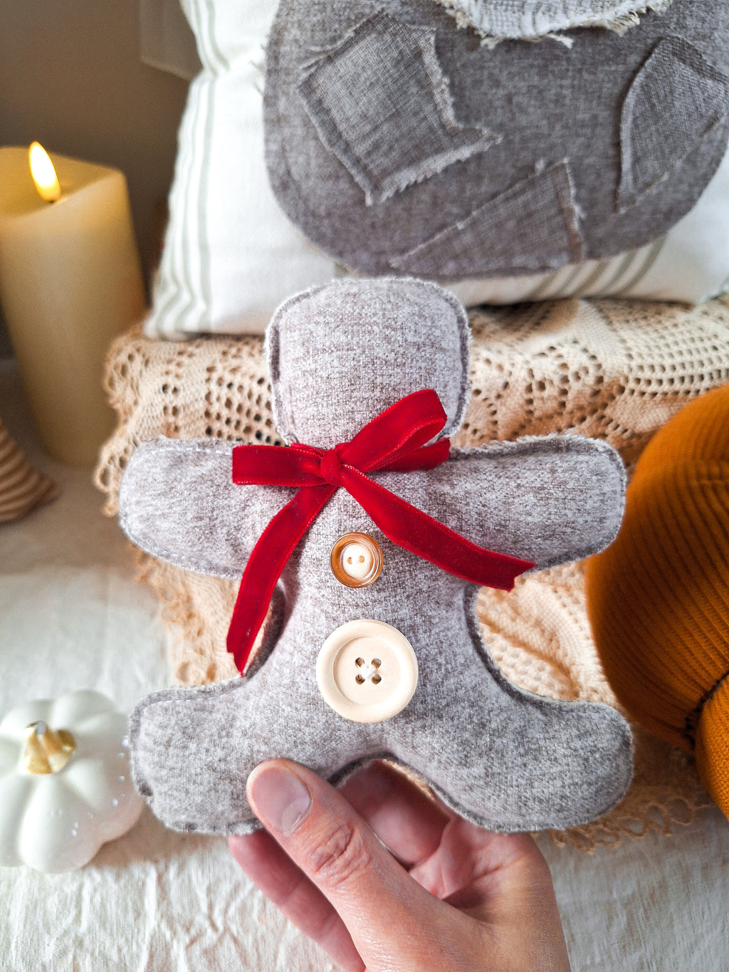 Petit Coussin Gingerbread Man 🍬