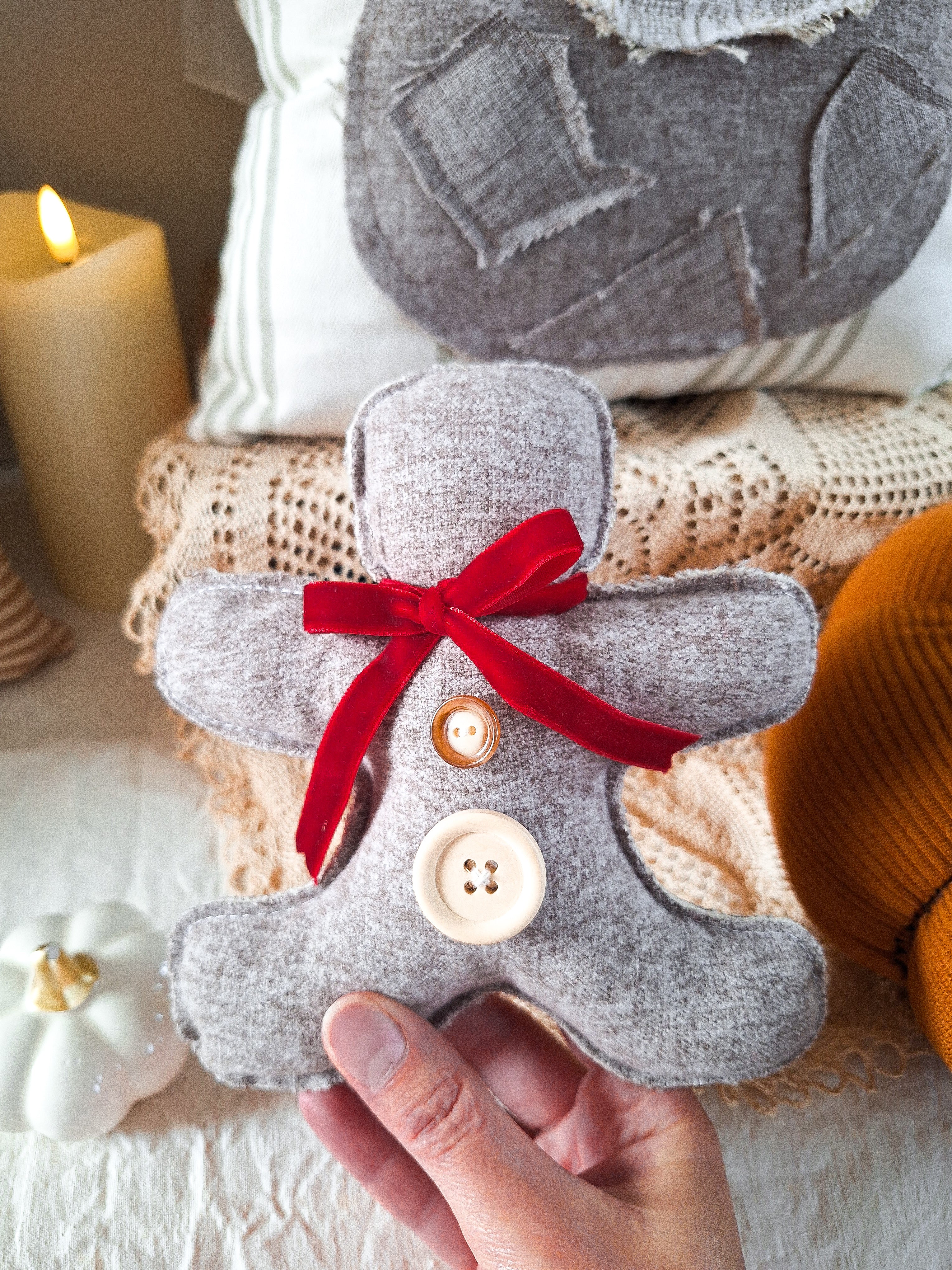 Petit Coussin Gingerbread Man 🍬