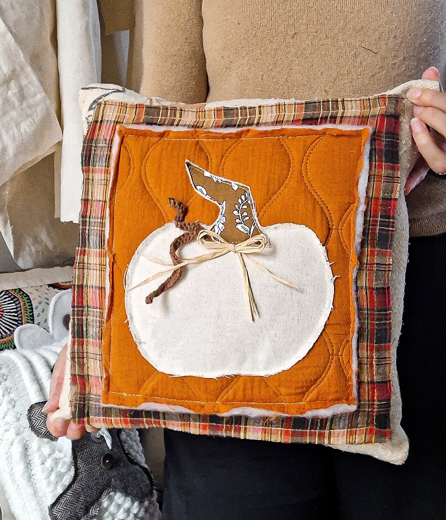 Coussin Citrouille 🎃 Automne