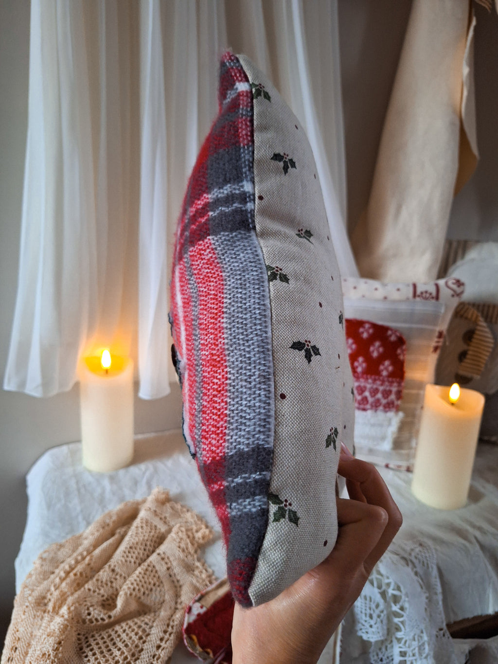 Coussin de Noël avec Sapin🎄